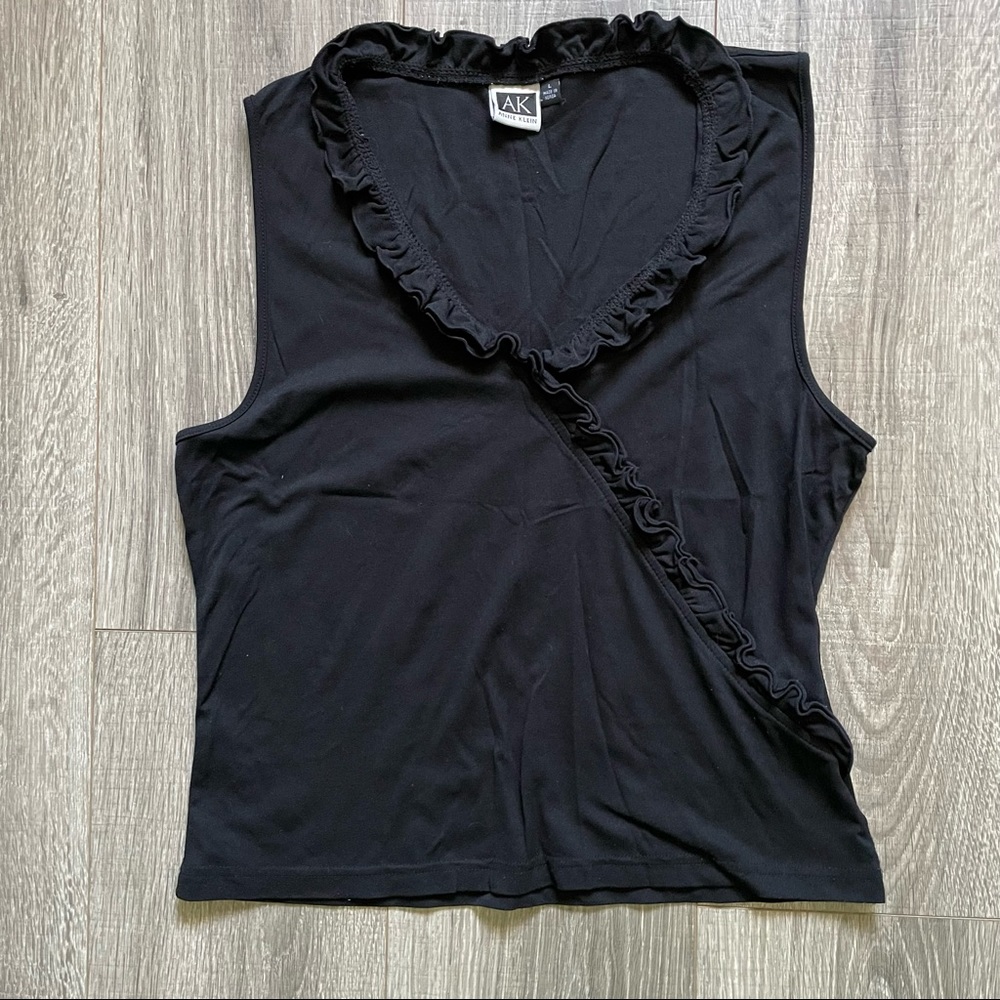 Anne Klein Black Blouse sleeveless